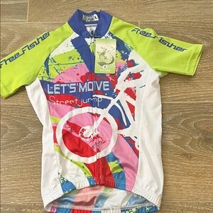 Kids Cycling Jersey - Multicolor
